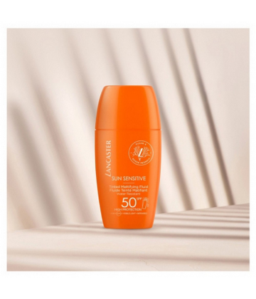 Lancaster Sun Sensitive Luminous Tan Fluide Teinté Matifiant SPF50 30 ml