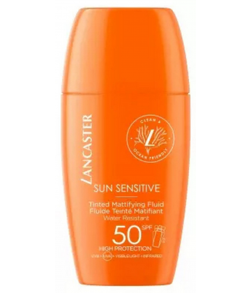 Lancaster Sun Sensitive Luminous Tan Fluide Teinté Matifiant SPF50 30 ml