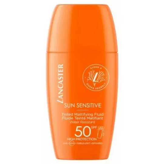 Lancaster Sun Sensitive Luminous Tan Fluide Teinté Matifiant SPF50 30 ml