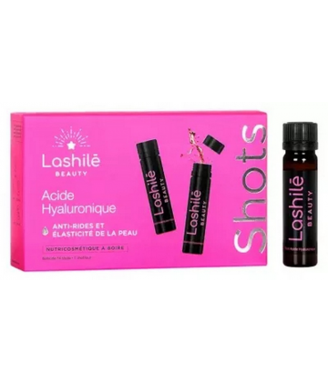 Lashilé Beauty Acide Hyaluronique Anti-Rides et Élasticité de la Peau Shots x 14
