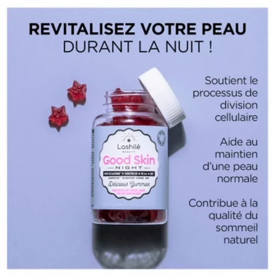 Lashilé Beauty Good Skin Night Gummies x 60 - image 3