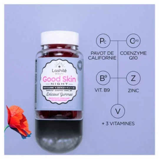 Lashilé Beauty Good Skin Night Gummies x 60 - image 5