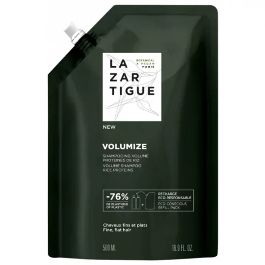 Lazartigue Volumize Shampoing Volume Éco-Recharge 500 ml