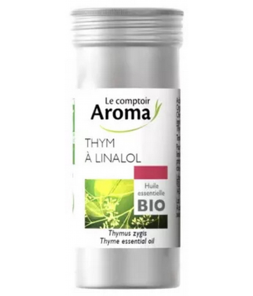 Le Comptoir Aroma Huile Essentielle Thym à Linalol (Thymus zygis) Bio 5 ml