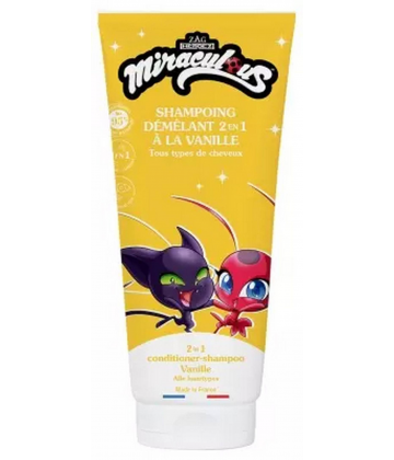 Le Comptoir du Bain Miraculous Shampoing Démêlant 2 en 1 Vanille 200 ml