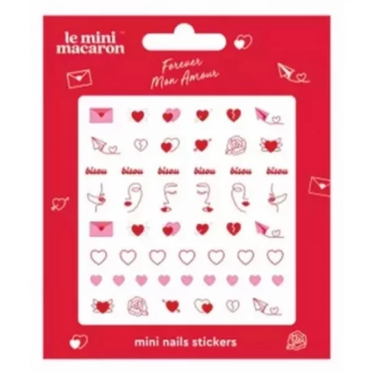 Le Mini Macaron Stickers Ongles Forever Mon Amour