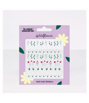 Le Mini Macaron Stickers Ongles Wild Flower - image 2