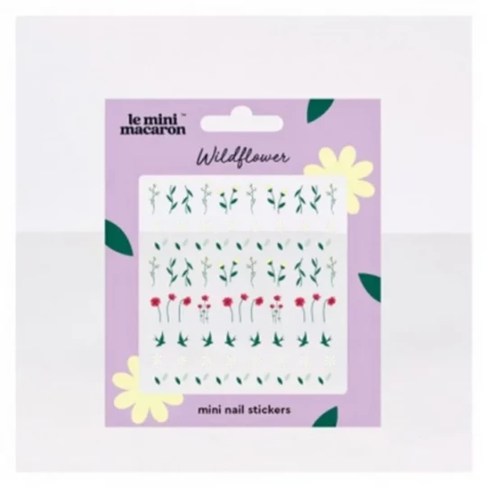 Le Mini Macaron Stickers Ongles Wild Flower - image 2