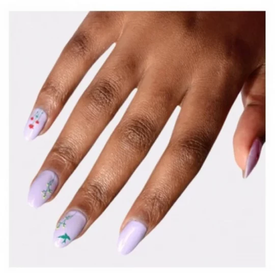 Le Mini Macaron Stickers Ongles Wild Flower - image 3