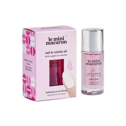 Le Mini Macaron Huile Ongles & Cuticules Rosé Kiss 10 ml