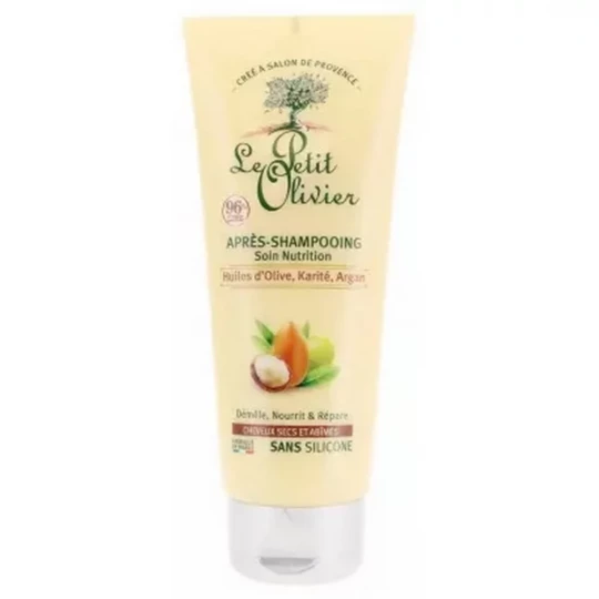 Le Petit Olivier Après-Shampoing Soin Nutrition Huiles d'Olive Karité et Argan 200 ml