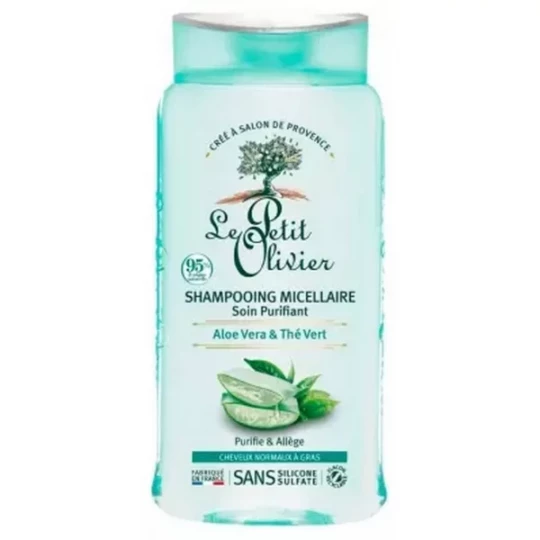 Le Petit Olivier Shampoing Micellaire Aloe Vera & Thé Vert 250 ml