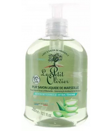 Le Petit Olivier Pur Savon Liquide de Marseille Aloe Vera 300 ml