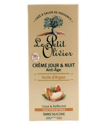 Le Petit Olivier Crème Jour & Nuit Anti-Âge Huile d'Argan 50 ml