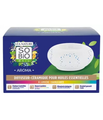 Léa Nature SO BIO étic Aroma Diffuseur Céramique pour Huiles Essentielles
