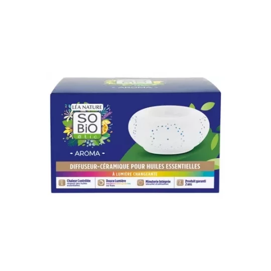 Léa Nature SO BIO étic Aroma Diffuseur Céramique pour Huiles Essentielles