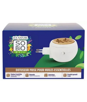 Léa Nature SO BIO étic Aroma Diffuseur Prise pour Huiles Essentielles