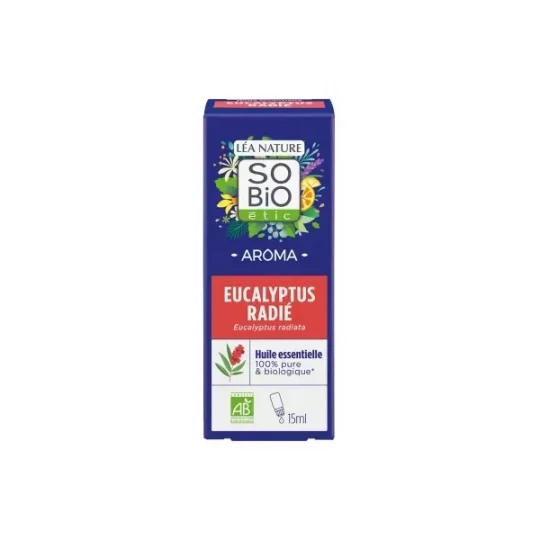 Léa Nature SO Bio étic Aroma Huile Essentielle Eucalyptus Radié Bio 15 ml