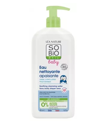 Léa Nature SO BIO étic Baby Eau Nettoyante Apaisante Bio 500 ml