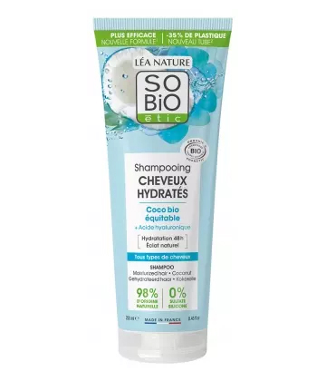 Léa Nature SO BIO étic Shampoing Cheveux Hydratés Bio 250 ml