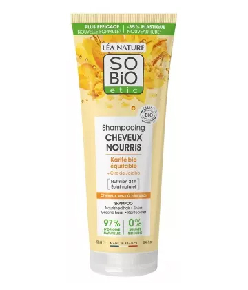 Léa Nature SO BIO étic Shampoing Cheveux Nourris Karité Bio 250 ml