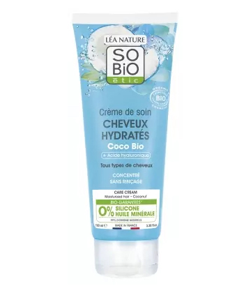 Léa Nature SO BIO Etic Crème de Soin Cheveux Hydratés Bio 100 ml