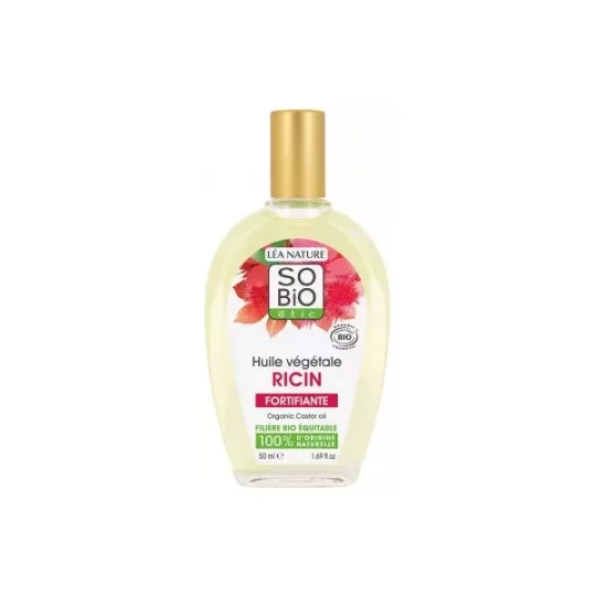 Léa Nature SO BIO Etic Huile Végétale de Ricin Bio 50 ml