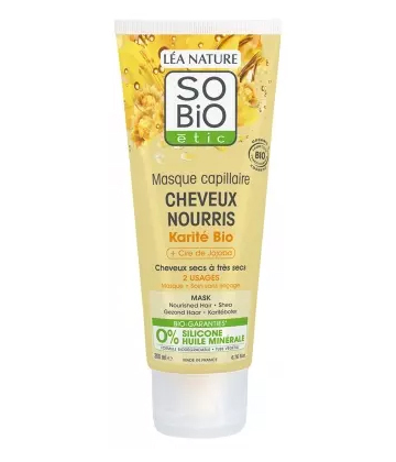 Léa Nature SO Bio étic Masque Capillaire Cheveux Nourris Karité Bio 200 ml