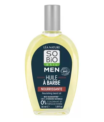 Léa Nature SO BIO étic Men Huile à Barbe Nourrissante Bio 50 ml
