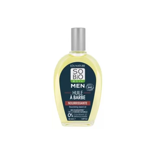 Léa Nature SO BIO étic Men Huile à Barbe Nourrissante Bio 50 ml