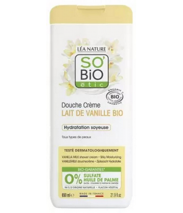 Léa Nature SO BIO étic Douche Crème Lait de Vanille Bio 650 ml