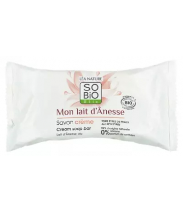 Léa Nature SO BIO étic Mon Lait d'Ânesse Savon Crème Bio 100 g