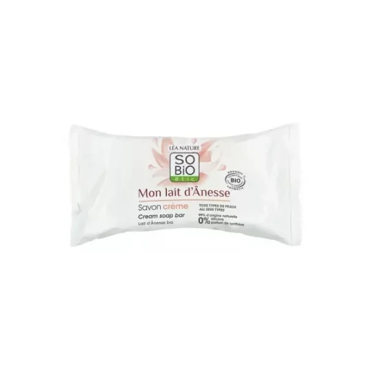 Léa Nature SO BIO étic Mon Lait d'Ânesse Savon Crème Bio 100 g