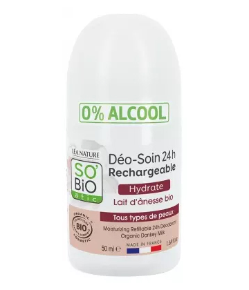 Léa Nature SO BIO étic Déo-Soin 24h Lait d'Ânesse Roll'On Bio 50 ml
