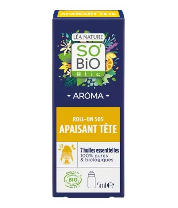 Léa Nature SO BIO étic Aroma SOS Apaisant Tete Roll'On Bio 5 ml