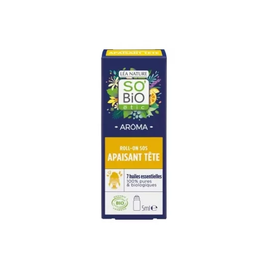 Léa Nature SO BIO étic Aroma SOS Apaisant Tete Roll'On Bio 5 ml