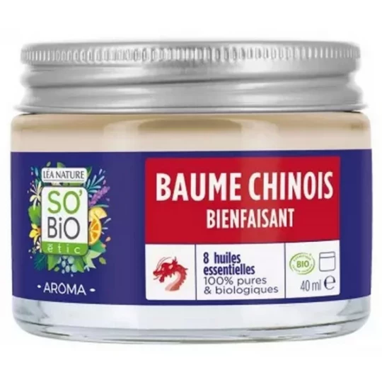 Léa Nature SO BIO étic Aroma Baume Chinois Bienfaisant Bio 40 ml