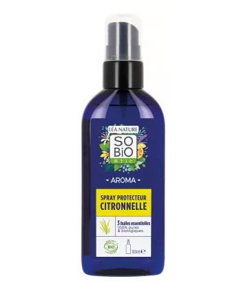 Léa Nature SO BIO étic Aroma Spray Protecteur Citronnelle Bio 100 ml