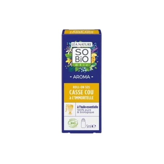 Léa Nature SO BIO étic Aroma SOS Casse Cou à l'Immortelle Roll'On Bio 5 ml