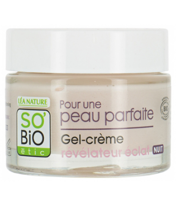 Léa Nature SO BIO étic pour une Peau Parfaite Gel'Crème Révélateur Éclat Nuit Bio 50 ml