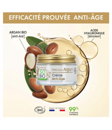 Léa Nature SO BIO étic Précieux Argan Crème Anti-Âge Bio 50 ml
