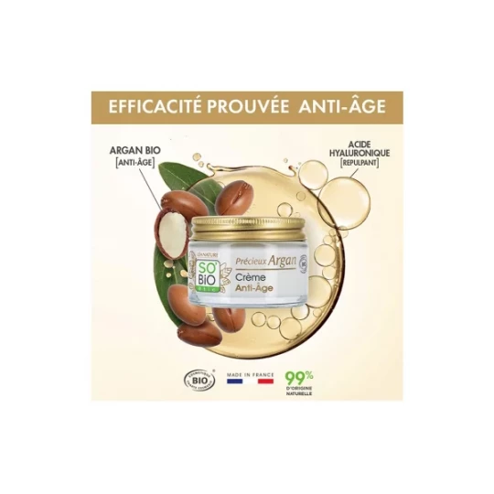 Léa Nature SO BIO étic Précieux Argan Crème Anti-Âge Bio 50 ml - image 3