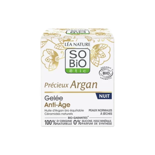 Léa Nature SO BIO étic Précieux Argan Gelée Anti-Âge Nuit Bio 40 ml - image 3