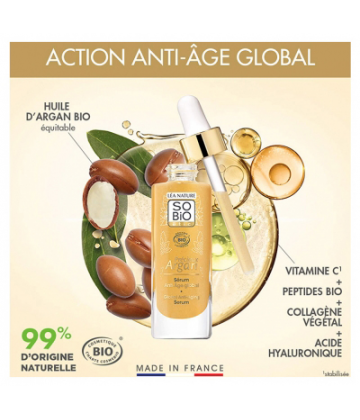 Léa Nature SO BIO étic Précieux Argan Sérum Anti-Âge Global Bio 30 ml