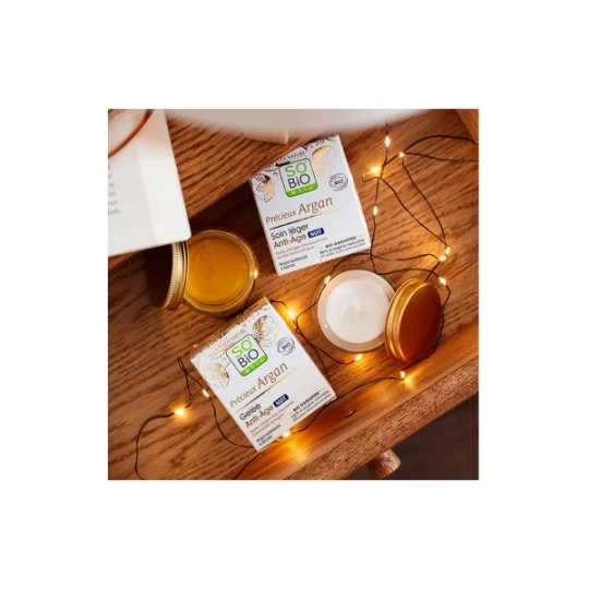 Léa Nature SO BIO étic Précieux Argan Soin Léger Anti-Âge Nuit Bio 50 ml - image 2