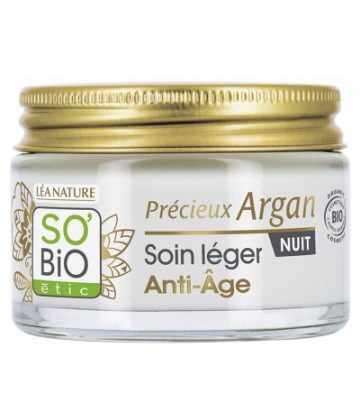 Léa Nature SO BIO étic Précieux Argan Soin Léger Anti-Âge Nuit Bio 50 ml