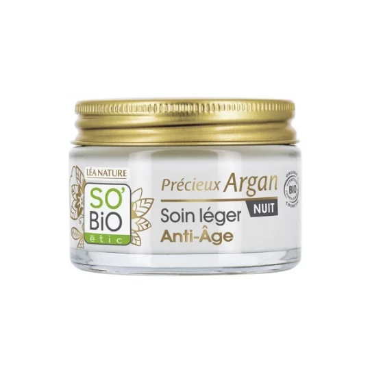 Léa Nature SO BIO étic Précieux Argan Soin Léger Anti-Âge Nuit Bio 50 ml - image 3