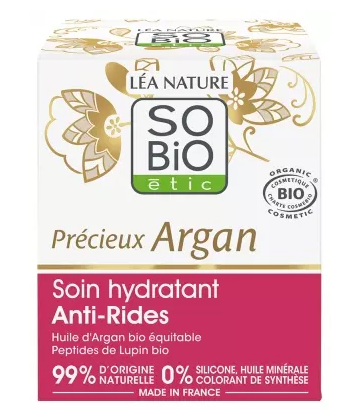 Léa Nature SO BIO étic Précieux Argan Soin Hydratant Anti-Rides Bio 50 ml