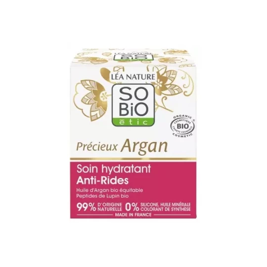 Léa Nature SO BIO étic Précieux Argan Soin Hydratant Anti-Rides Bio 50 ml