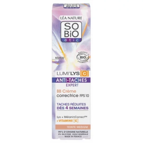 Léa Nature SO BIO étic Lumi-Lys [C] BB Crème Correctrice Anti-Taches SPF10 Bio 40 ml - image 4